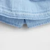 Faldapantalón vaquera con volantes para bebés y niños