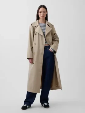 Gabardina oversize