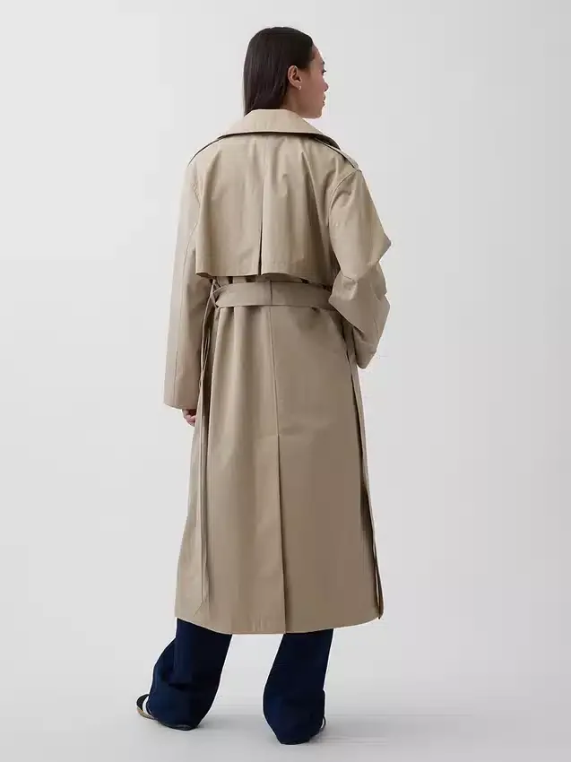 Gabardina oversize