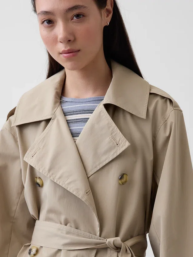 Gabardina oversize