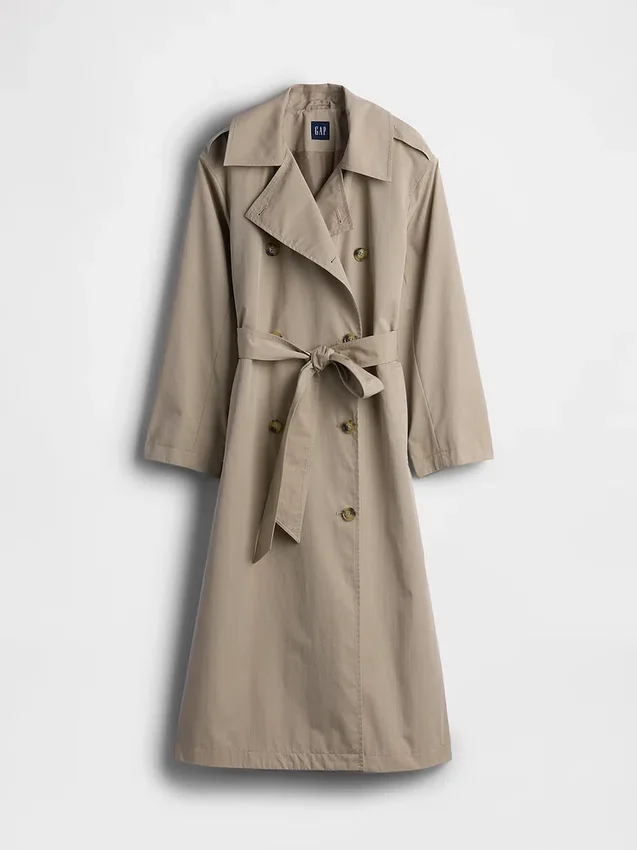 Gabardina oversize