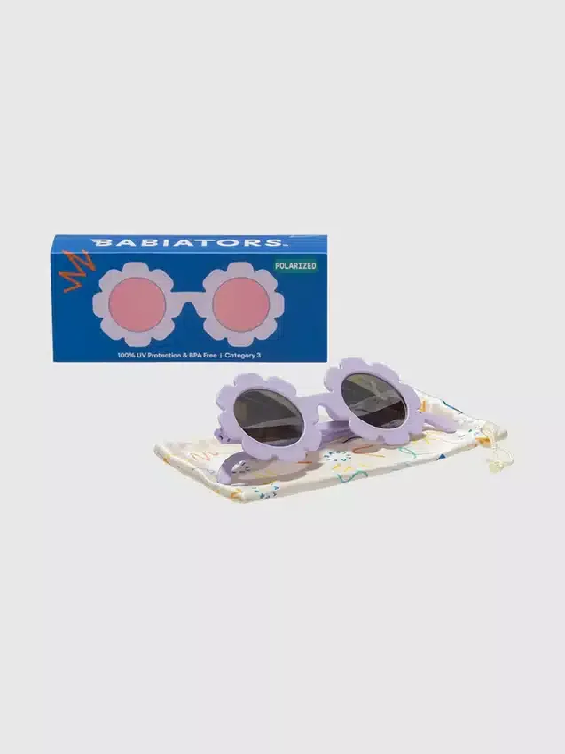 Gafas de sol polarizadas con diseño de flor de Babiators para niños pequeños y mayores
