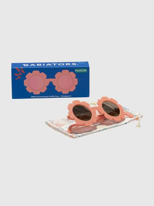 Gafas de sol polarizadas con diseño de flor de Babiators para niños pequeños y mayores
