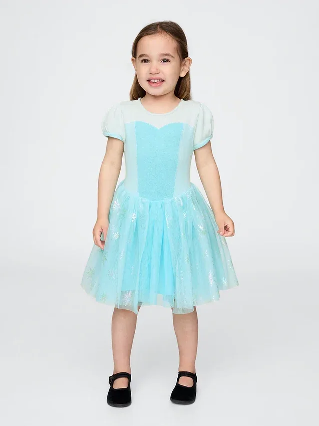 GAP × Disney Bebé y Niño: vestido de tul de la princesa Elsa