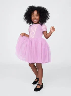 GAP × Disney Bebé y Niño: vestido de tul de Rapunzel