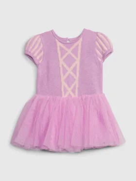 GAP × Disney Bebé y Niño: vestido de tul de Rapunzel