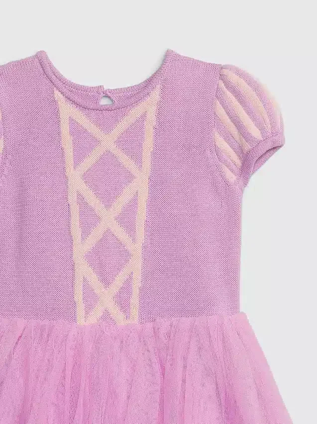 GAP × Disney Bebé y Niño: vestido de tul de Rapunzel