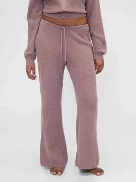 Gap × Summer Fridays: Pantalones acampanados de punto waffle CashSoft