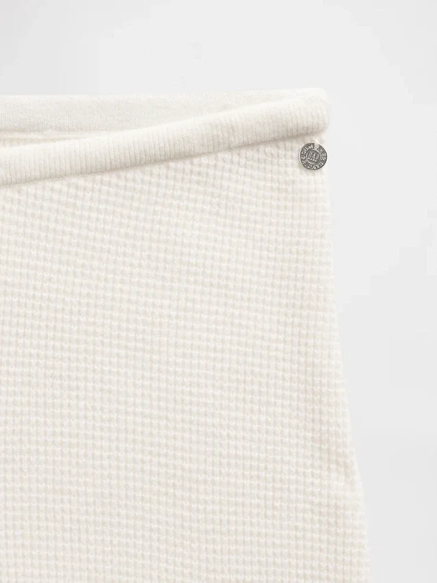 Gap × Summer Fridays: Pantalones acampanados de punto waffle CashSoft