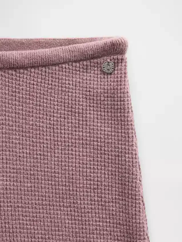 Gap × Summer Fridays: Pantalones acampanados de punto waffle CashSoft