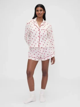 GAP × Summer Fridays: Pantalones cortos de pijama de popelín «Kiss»