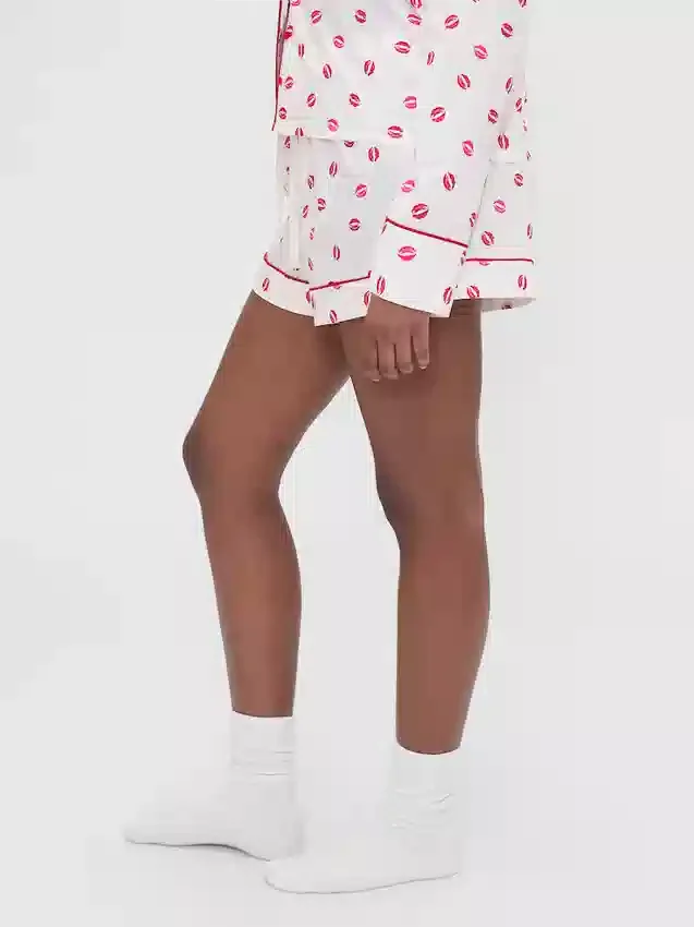 GAP × Summer Fridays: Pantalones cortos de pijama de popelín «Kiss»