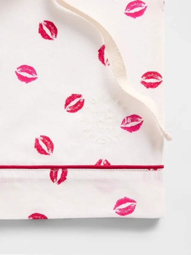 GAP × Summer Fridays: Pantalones cortos de pijama de popelín «Kiss»