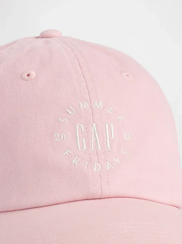 Gorra de béisbol con logotipo de algodón orgánico GAP × Summer Fridays
