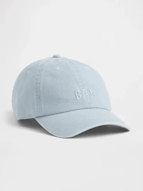 Gorra de béisbol con logotipo desgastado