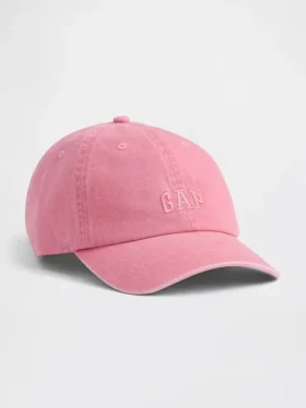 Gorra de béisbol con logotipo desgastado