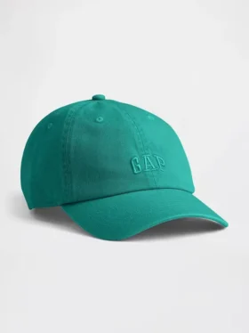 Gorra de béisbol con logotipo desgastado