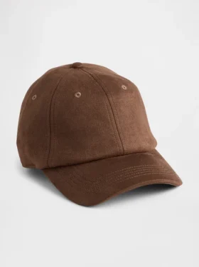 Gorra de béisbol de ante vegano