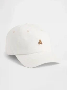 Gorra de béisbol de denim con el oso Brannan