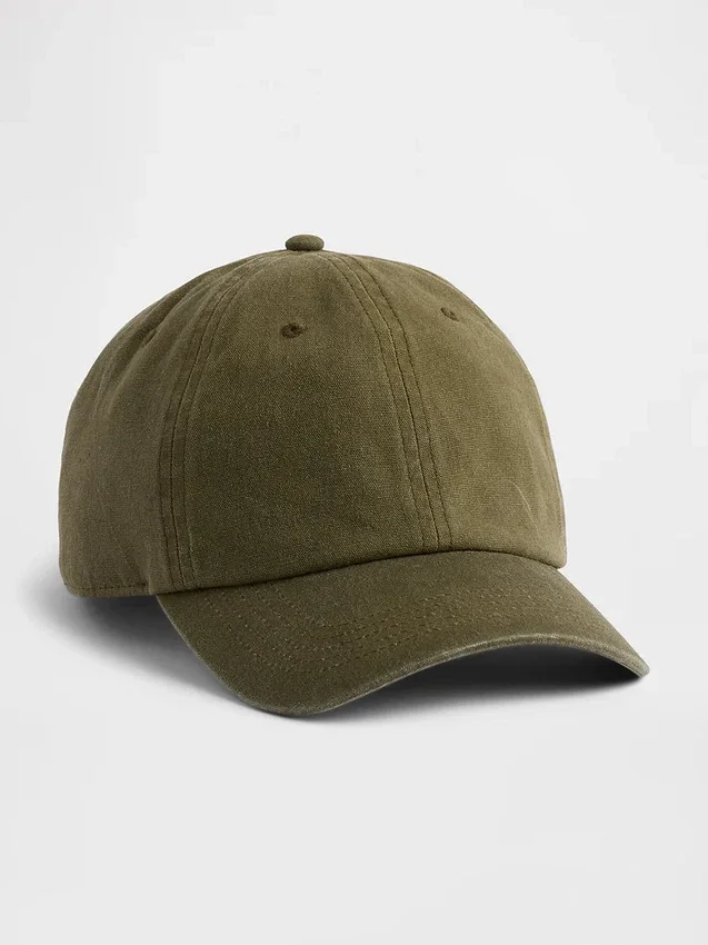 Gorra de béisbol de lona encerada