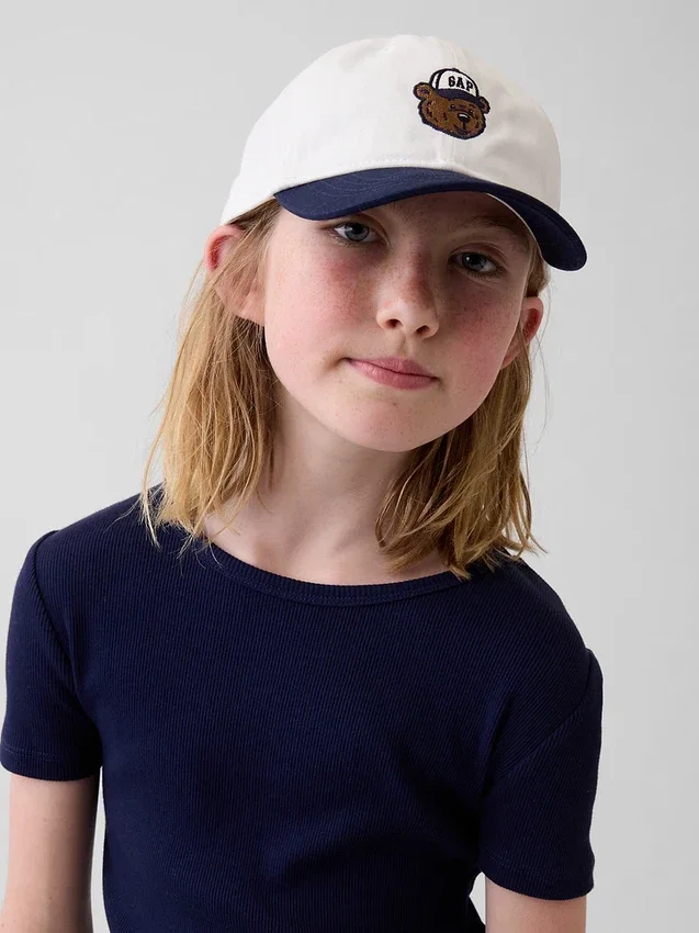 Gorra de béisbol infantil con el logotipo del oso Brannan