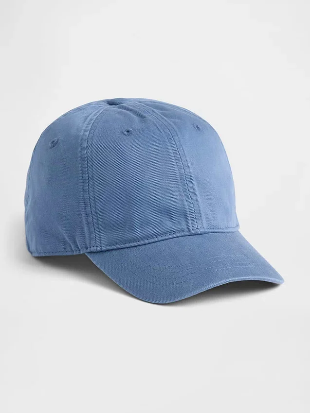 Gorra de béisbol infantil de algodón orgánico