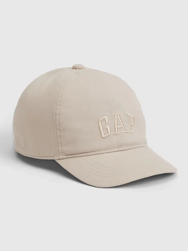 Gorra de béisbol infantil de algodón orgánico con el Arch Logo de GAP