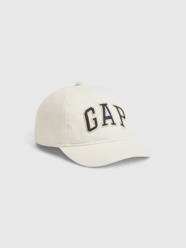 Gorra de béisbol para niños pequeños de algodón orgánico con el Arch Logo de GAP