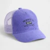 Gorra de camionero infantil de pana con logotipo