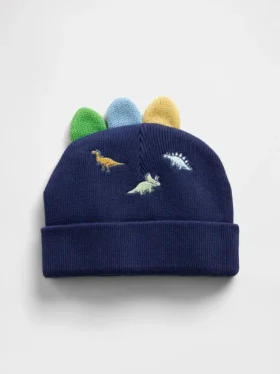 Gorro de dinosaurio para bebés y niños