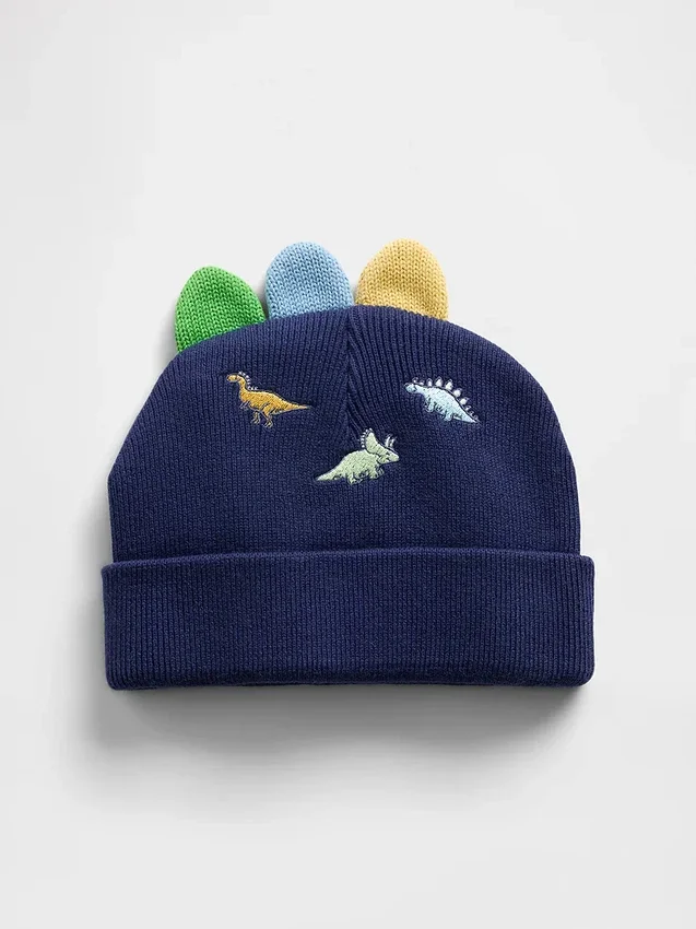 Gorro de dinosaurio para bebés y niños