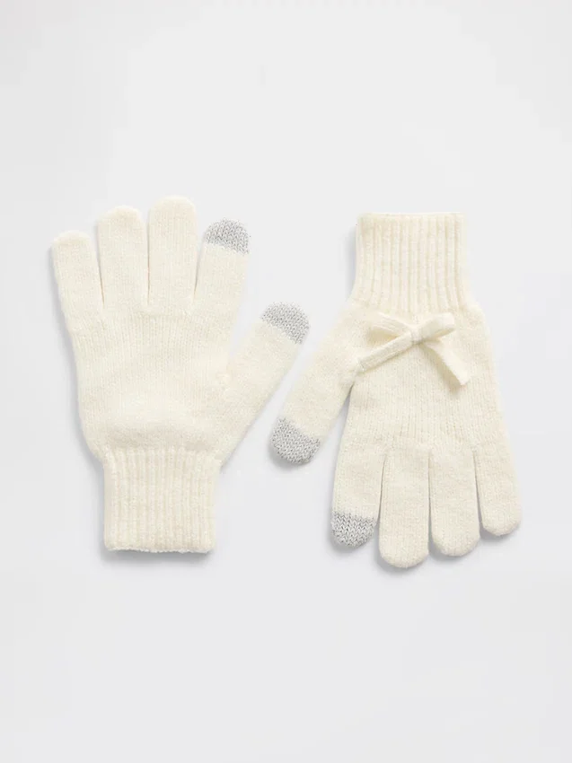 Guantes infantiles CashSoft con lazo