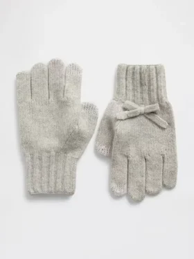 Guantes infantiles CashSoft con lazo