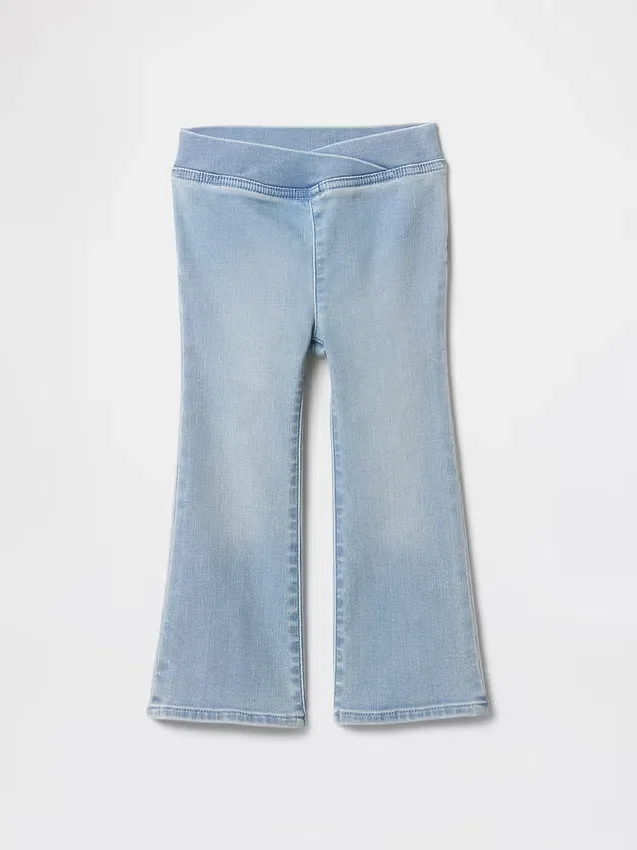 Jeggings acampanados de denim para bebés y niños