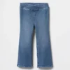 Jeggings acampanados de denim para bebés y niños