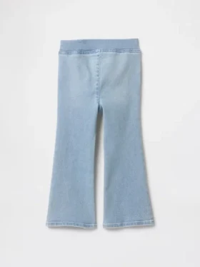 Jeggings acampanados de denim para bebés y niños