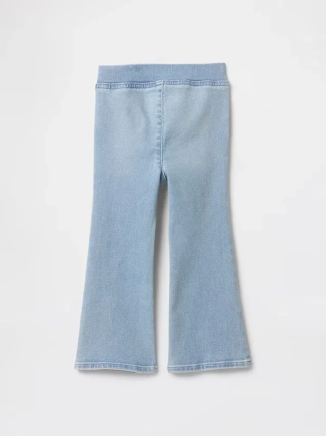 Jeggings acampanados de denim para bebés y niños