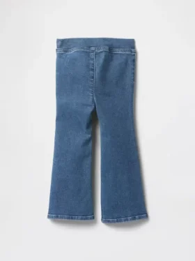 Jeggings acampanados de denim para bebés y niños