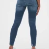 Jeggings de premamá «Favorite» con efecto desgastado y panel completo