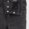 Jeggings de talle alto y efecto desgastado para niña