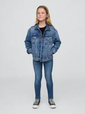 Jeggings infantiles de talle medio sin cremallera