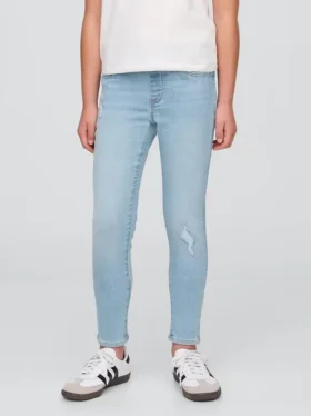 Jeggings infantiles de talle medio sin cremallera