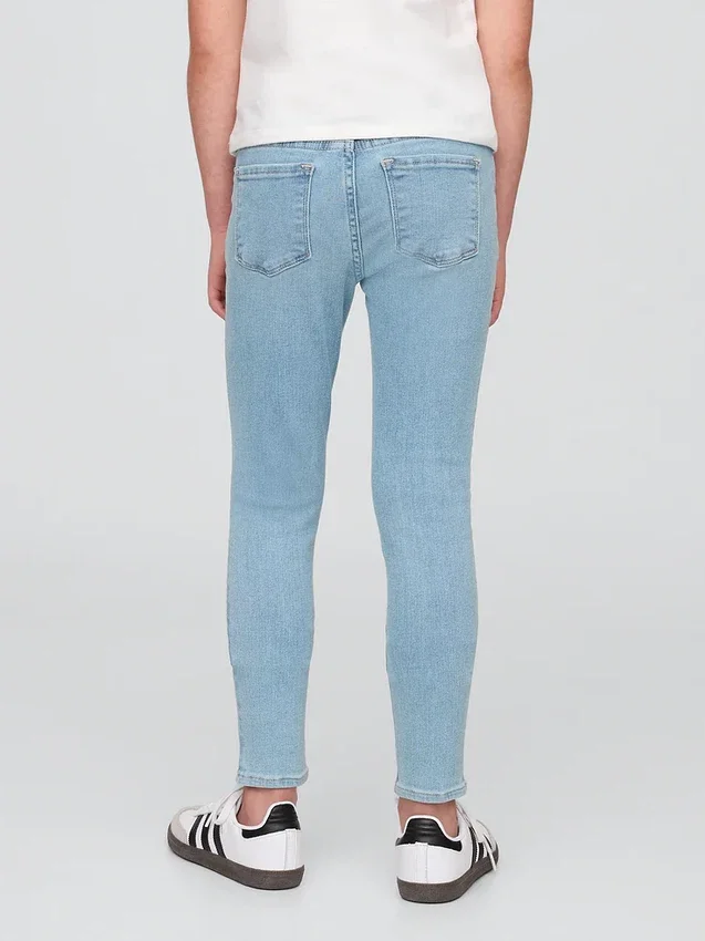Jeggings infantiles de talle medio sin cremallera