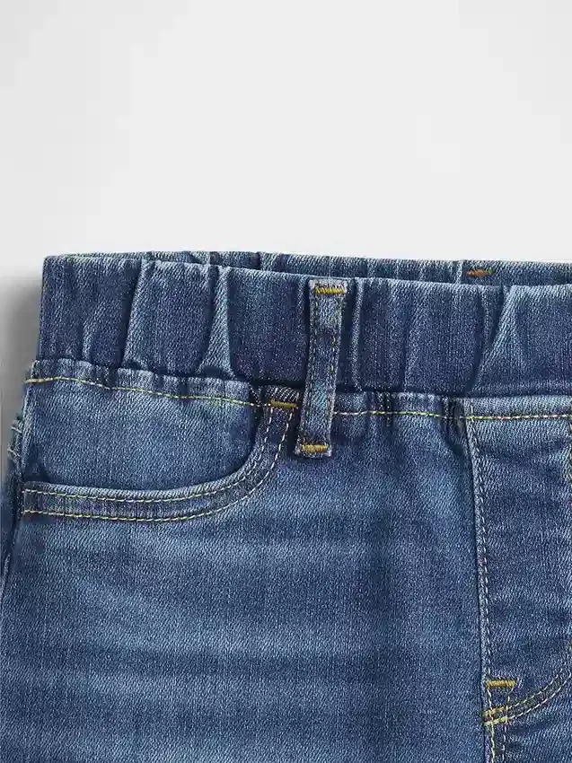 Jeggings infantiles de talle medio sin cremallera