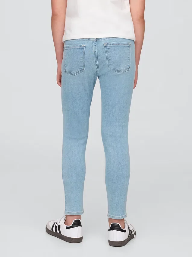 Jeggings infantiles de talle medio sin cremallera