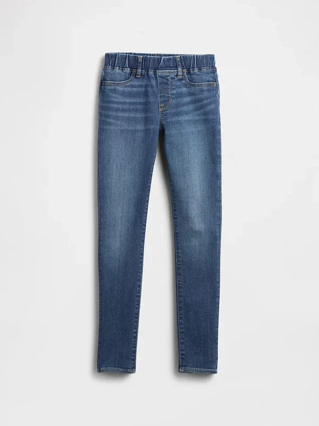 Jeggings infantiles de talle medio sin cremallera