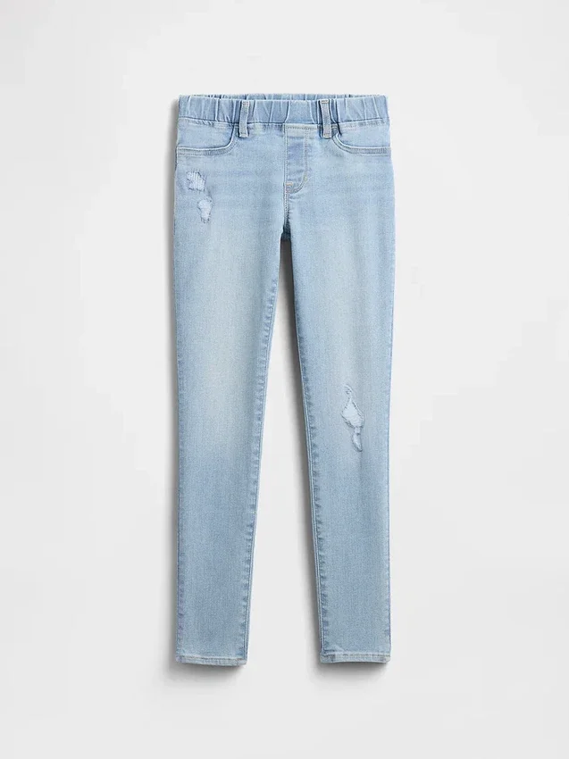 Jeggings infantiles de talle medio sin cremallera