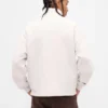 Jersey de cuello alto con cremallera de un cuarto, de peso grueso y corte oversize
