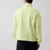 Jersey de cuello alto con cremallera de un cuarto, de peso grueso y corte oversize