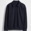 Jersey de cuello alto con cremallera de un cuarto para niños Vintagesoft